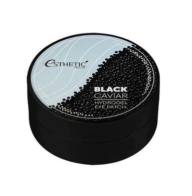 Гидрогелевые патчи под глаза с черной икрой Black Caviar Hydrogel Eye Patch Esthetic House 60 шт