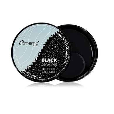 Гідрогелеві патчі під очі з чорною ікрою Black Caviar Hydrogel Eye Patch Esthetic House 60 шт