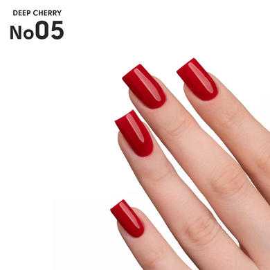 Gel nail polish 05 Deep Cherry Shelly 12 ml