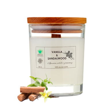 Aroma candles Vanilla & Sandalwood L PURITY 150 g