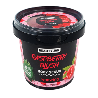 Body scrub Raspberry Blush Beauty Jar 200 g