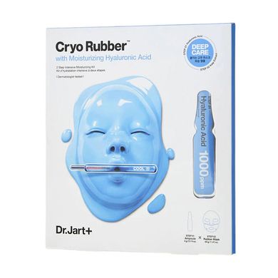 Глибокозволожуюча маска з гіалуроновою кислотою Cryo Rubber with Moisturizing Hyaluronic Acid Dr. Jart (4г+40г)