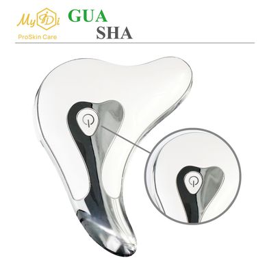 Мікротоковий ліфтинг масажер Гуаша для обличчя і тіла Vibro Massager GUA SHA MyIDi