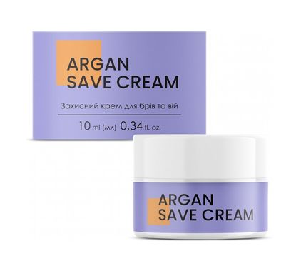 Захисний аргановий крем для брів та вій Argan Save Cream Joly:Lab 10 мл