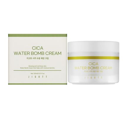 Moisturizing face cream Centella Cica Water Bomb Cream Jigott 150 ml