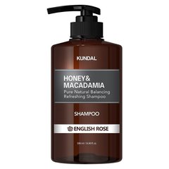 Восстанавливающий шампунь с медом и маслом макадамии Honey & Macadamia Nature Shampoo English Rose Kundal 500 мл