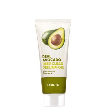 Пилинг-гель с экстрактом авокадо Real Avocado Deep Clear Peeling Gel FarmStay 100 мл