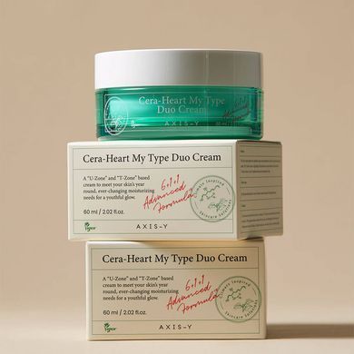 Крем подвійний для комбінованої шкіри Cera-Heart My Type Duo Cream AXIS-Y 60 мл