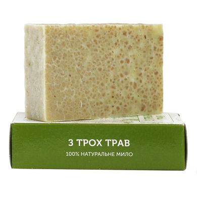 Natural handmade toilet soap From three herbs YAKA 75 g