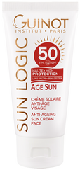 Антивіковий крем від сонця для обличчя SPF50 Age Sun Anti-Ageing Sun Cream Face Guinot 50 мл