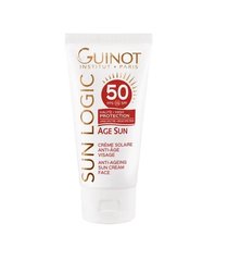 Антивіковий крем від сонця для обличчя SPF50 Age Sun Anti-Ageing Sun Cream Face Guinot 50 мл