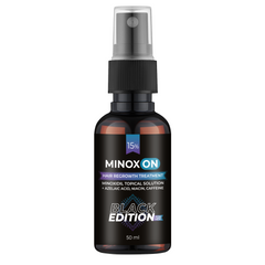 Чоловічий лосьйон для росту волосся Black Edition Minoxidil 15% Minoxon 50 мл