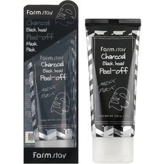 Cleansing mask-film with charcoal Black Head Peel-Off Mask Pack FarmStay 100 g