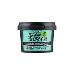 Очищуючий скраб-шампунь для шкіри голови Brain Storm Beauty Jar 100 мл