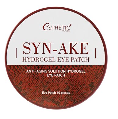 Гидрогелевые патчи под глаза против старения Syn-Ake Hydrogel Eye Patch Esthetic House 60 шт