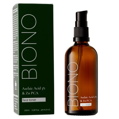 Azelaic Acid Face Toner 3% Anti-Pollution Biono 100 ml