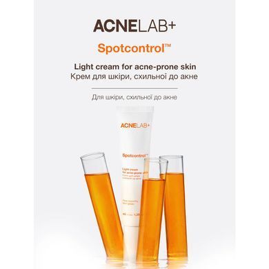 Krem do sk&oacute;ry skłonnej do trądziku Spotcontrol Light cream for acne-prone skin ACNELAB+ 40 ml
