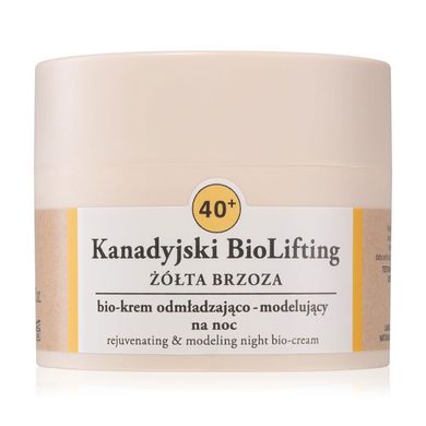 Bio-rejuvenating night face cream Yellow birch with lifting effect 40+ Farmona Canadian BioLifting 50 ml
