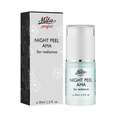Night AHA peeling for skin radiance pH 4.0 AHA peel Mila perfect 30 ml