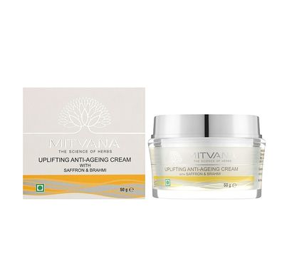Anti-aging face cream Uplifting Anti-Ageing Cream with Saffron & Brahmi Mitvana 50 ml