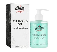 Гель для очищення всіх типів шкіри Fase cleansing gel Mila perfect 200 мл