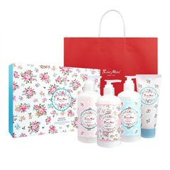 A set for body care with the aroma of a blooming rose Steam Soft Body Gift Set Kiss by Rosemine