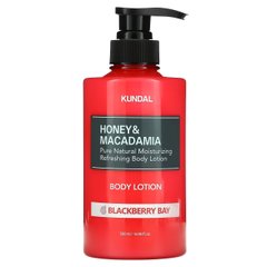 Питательный ароматический лосьон для тела Honey & Macadamia Body Lotion Blackberry Bay Kundal 500 мл