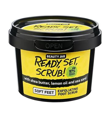 Foot scrub Ready, Set, Scrub! Beauty Jar 135 g