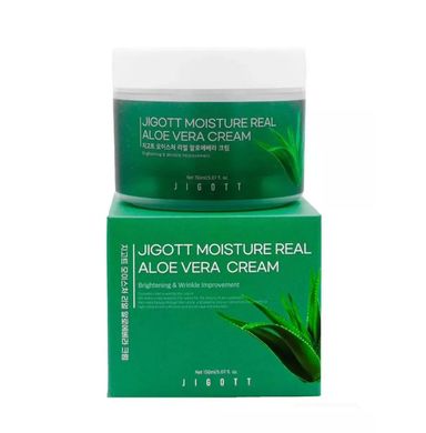 Зволожуючий крем для обличчя Aлoe Moisture Real Aloe Vera Cream Jigott 150 мл