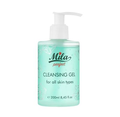 Гель для очищения всех типов кожи Fase cleansing gel Mila perfect 200 мл
