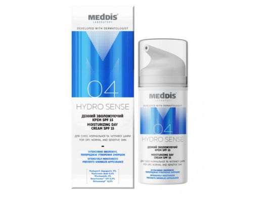 Day moisturizing cream Hydrosense SPF 15 Meddis 30 ml