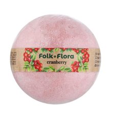 Бомбочка для ванны Клюква Folk&Flora 130 г