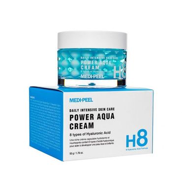 Зволожуючий крем із пептидними капсулами Power Aqua Cream Medi-Peel 50 мл