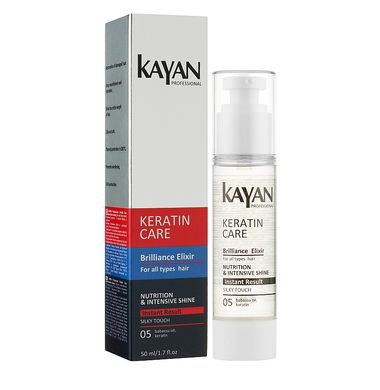 Эликсир бриллиантовый для любого типа волос Keratin Care Kayan Professional 50 мл
