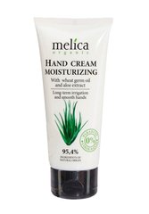 Moisturizing hand cream with wheat germ oil and aloe extract Melica Organic 100 ml