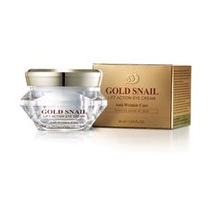 Rejuvenating and brightening cream for the skin around the eyes with snail mucin and 24K gold Gold Snail Lift Action Eye Cream J&G Cosmetics 30 ml