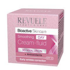 Розгладжуючий денний крем-флюїд для обличчя Гіалуроновий Bioactive 3D Revuele 50 мл