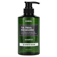 Tea Tree & Macadamia Deep Cleansing Shampoo White Musk Kundal 500 ml