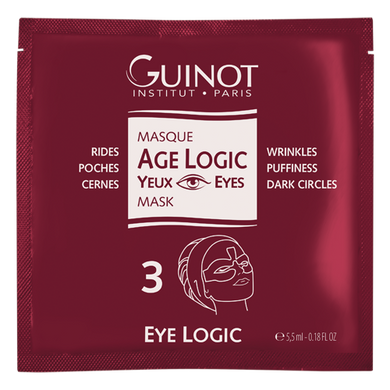 Маска для области глаз омолаживающая Masque Age Logic Yeux Guinot 4х5,5 мл