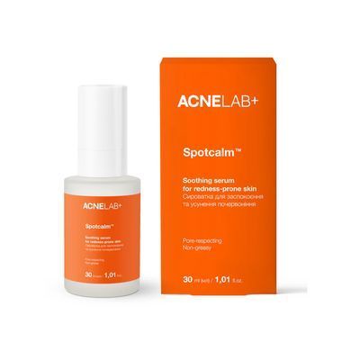 Serum łagodzące i redukujące zaczerwienienia Spotcalm Soothing serum for redness-prone skin ACNELAB+ 30 ml
